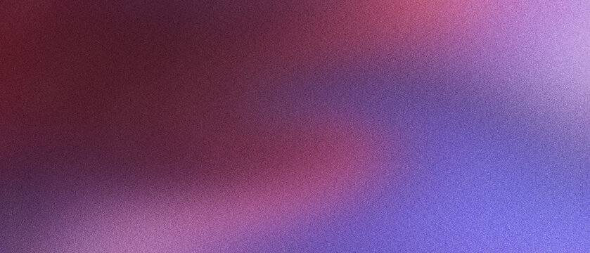 Grainy gradient background with purple and pink blur, soft textured aesthetic wallpaper for social media, abstract colorful mesh backdrop, vibrant violet and magenta light leak for web design.