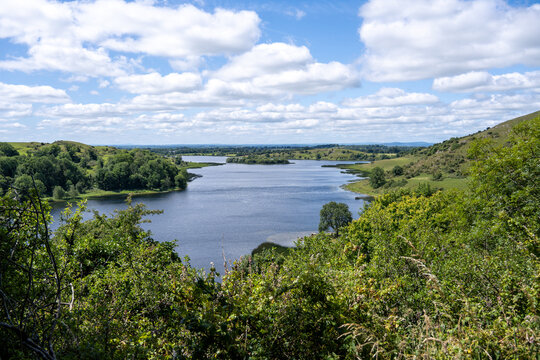 Sunny Lough Gur Lake View in County Limerick