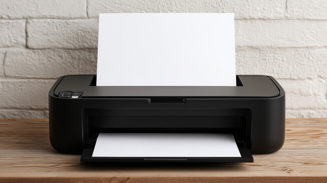 Scanner scene featuring equipment and efficiency in a distinctive visual composition. Printer presenting output paper and three-dimensional. The scene brings together manage, workplace and workflow.