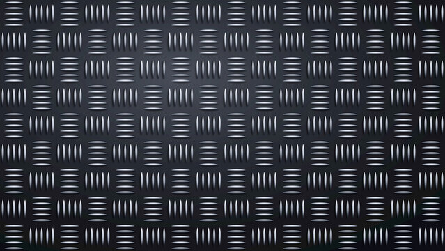 Black metal diamond plate texture background