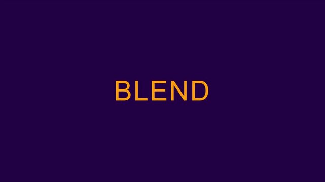 Blend text animation with minimalist circular for modern digital media and motion projects 4k motion typography
