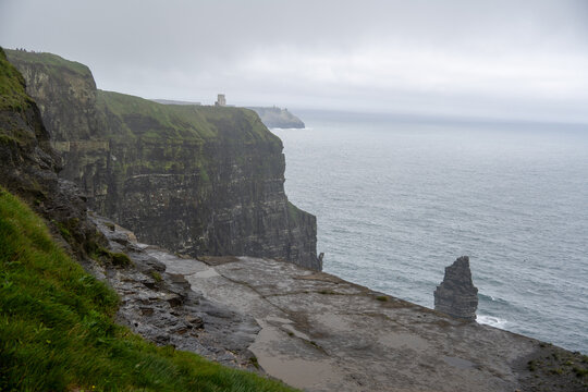 Rock Stack View From the Cliffs of Moher
