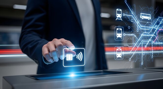 Contactless smart payment interface for seamless commuting and urban public transport management systems