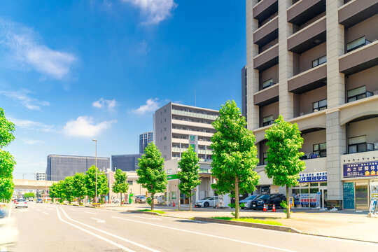 つくばエクスプレス・八潮駅　駅前風景