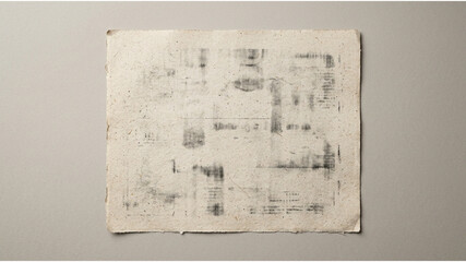 Fototapeta premium Vintage distressed paper texture with ink stains. Antique weathered parchment background. Grungy handmade paper for scrapbooking and design.
