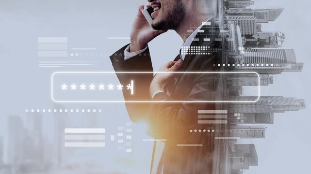 User authentication and password protection concept showing secure login, privacy safeguard, data protection, access control, and digital identity verification Marrow