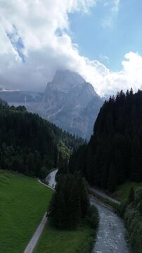 Rosenlaui Valley in the Bernese Oberland, Switzerland and Alpine Landscape