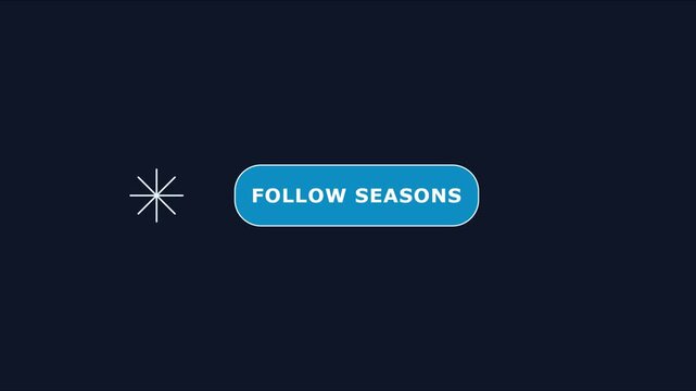 Follow seasons button animation for social media and website ui 4k
