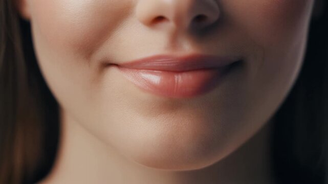 Extreme Close Up of Flawless Female Skin Texture, Soft Lighting Highlighting Natural Beauty and Healthy Complexion, Professional Full HD Macro Shot