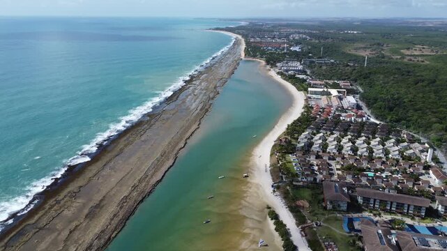 Muro Alto Beach in Porto de Galinhas, Pernambuco, Brazil &ndash; Tropical Coastline and Natural Pools