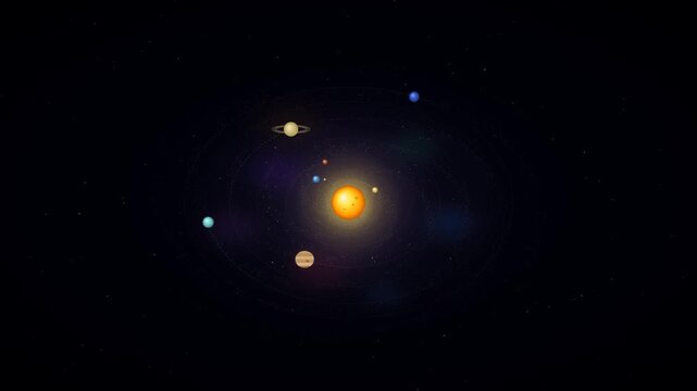 Solar System Pixel Galaxy View