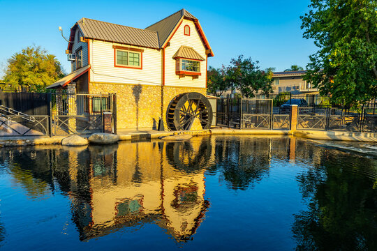 Central Park at Mill Creek glows at sunset