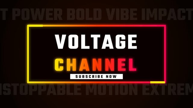 Bold Strobe Impact Intro Opener Motion Graphic 4K Abstract Background
