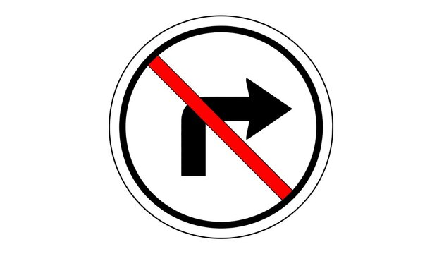 No entry allowed sign with prohibition symbol.