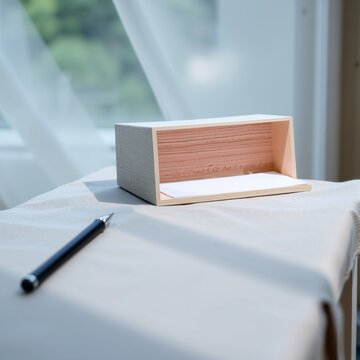 An empty inbox and outbox tray