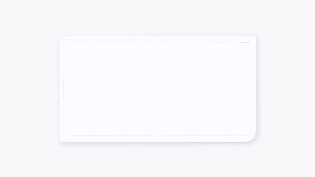 Minimalist Soft Lavender Frame Animation for Graphic Presentation Mockup