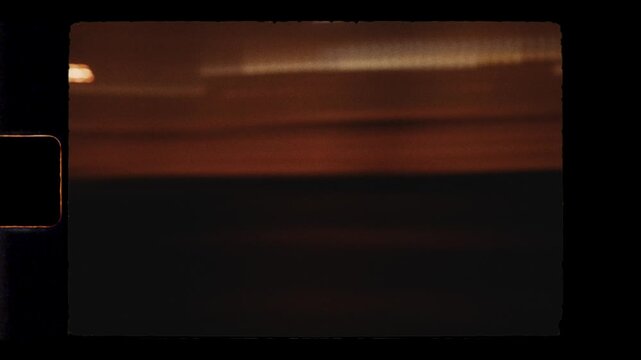 Super 8mm Vintage City Light Leaks Film Background UHD 4K