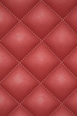 Naklejka premium Red Quilted Texture