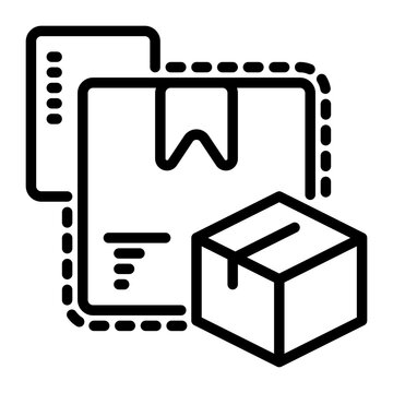 Products icon, line icon style