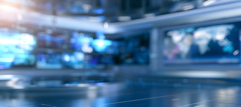 Adjust the studio TV or news image to have a transparent background