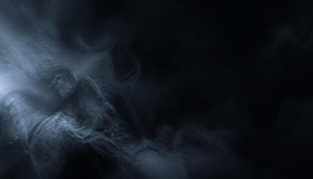 Abstract Smoke Fog Mist Dark Moody Atmospheric Banner Background Cinematic