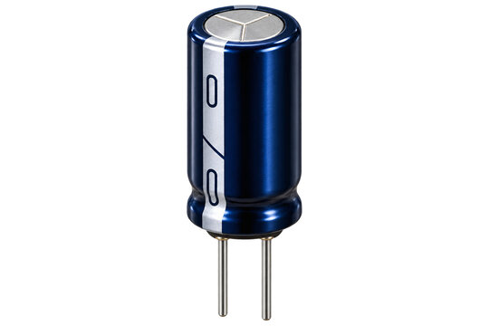 Electronic electrolytic capacitor component