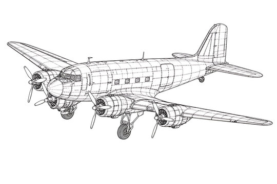 Vintage cargo airplane, cargo airplane, vintage aircraft, cargo aircraft, historical airplane, classic airplane, antique aircraft, retro aircraft, vintage aviation, transport aircraft, freight airplan