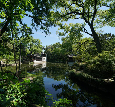 Chinese historic garden: Gu Yi Garden, Shanghai
