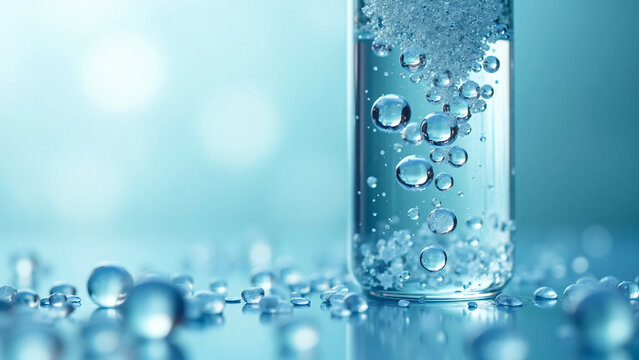 Hydrogen Bubbles Electrolysis Water Science Visualization