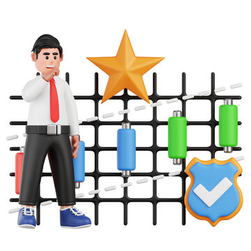Retaining Talent 3D Illustration