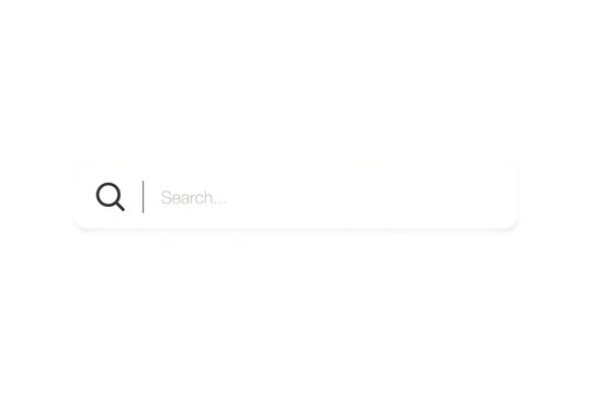 Clean rounded corner search bar design high resolution picture