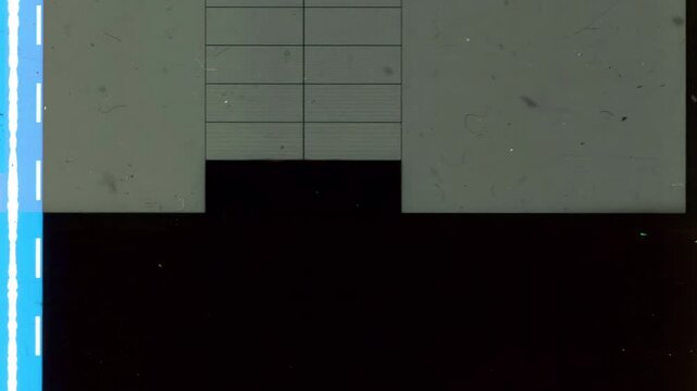 Film Artefact Transition Overlay with Aged Film Texture and Scratches