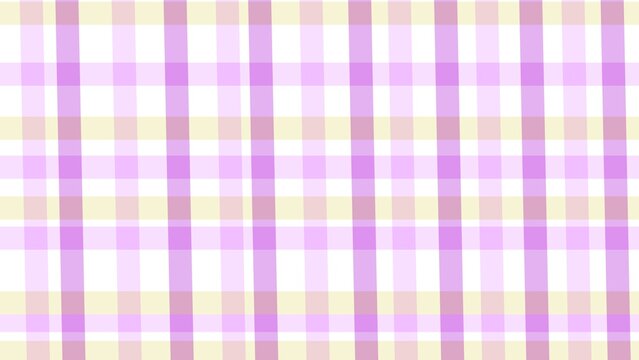 Pastel purple and yellow gingham seamless pattern background