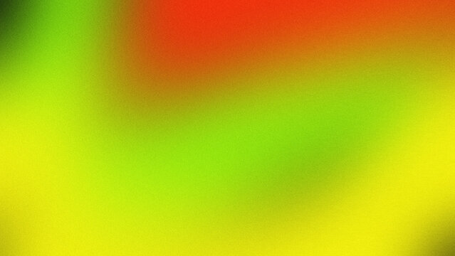 Vibrant abstract background featuring smooth gradients of bright lime green and warm sunset orange with a soft grainy film texture