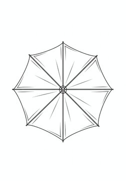 Geometric wireframe star shape design.