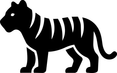 Fototapeta premium Tiger Animal Icon
