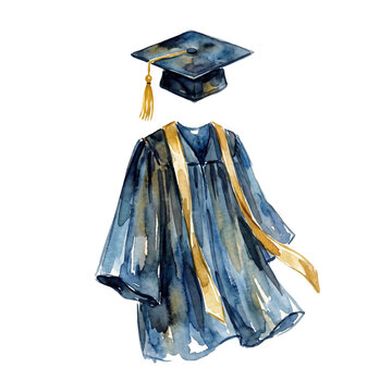 graduation cap and diploma