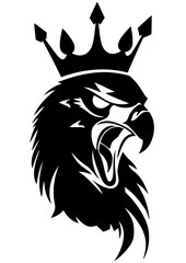 Obraz premium eagle head mascot for tattoo 