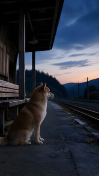Emotionally visible dog generated by AI