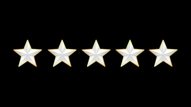 Zero Gold Stars Rating Graphic for Clean Reviews
