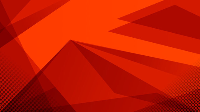 abstract red orange background with triangles	