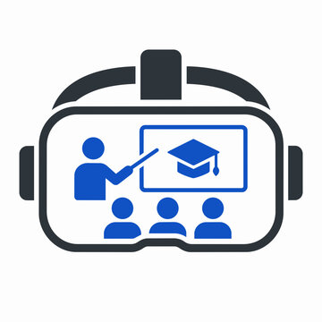 Online Education Webinar with Instructor and Audience in Virtual Classroom