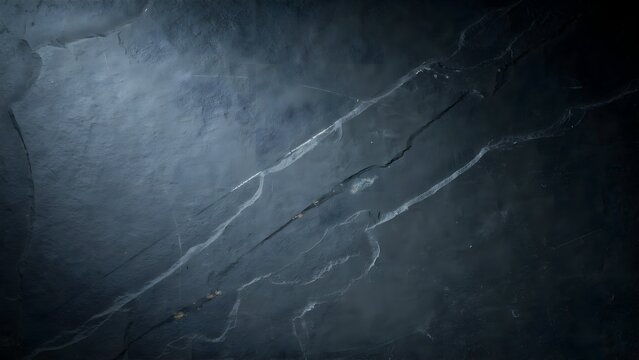 Dark Textured Surface with Subtle Lines and Veins in Gray Tones
