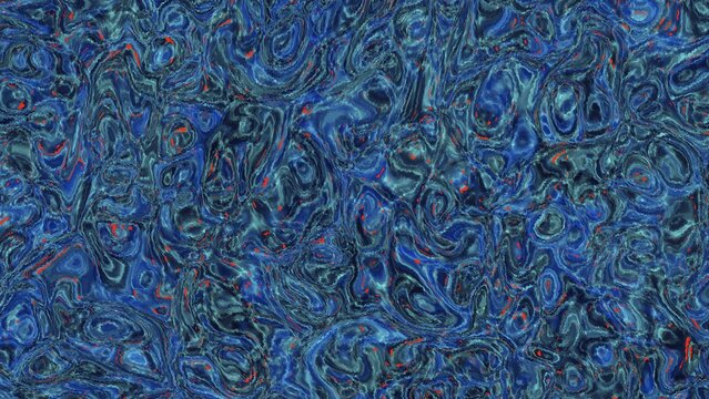 Vibrant abstract background, with swirling patterns, of deep blues, teals, and hints, of red, creating, a liquid-like effect