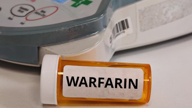 WARFARIN vitamin K antagonist anticoagulant for blood clots and stroke prevention