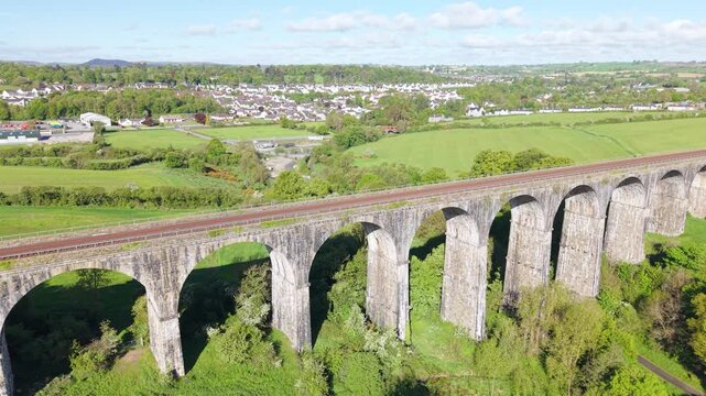 Arches of The Craigmore Viaduct on local route Ireland