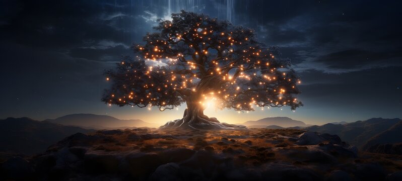 tree humanidad full body,generative AI