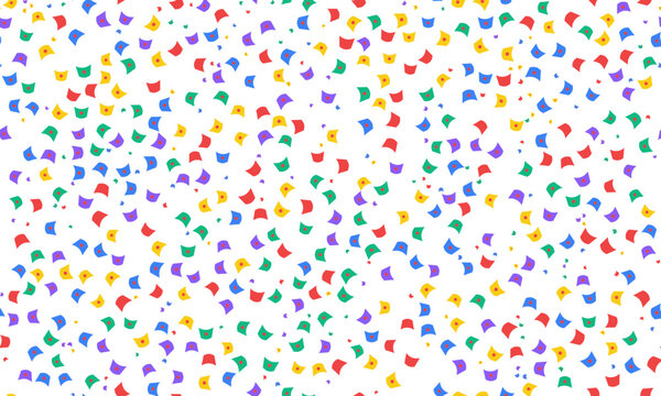 1950s Mid Century Modern Atomic Boomerang Seamless Vector Pattern