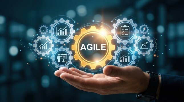 Agile strategies driving growth and efficiency through adaptive planning and seamless collaboration.