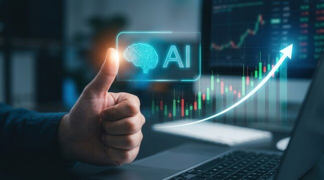 Artificial intelligence integration with financial market analytics for data-driven growth.